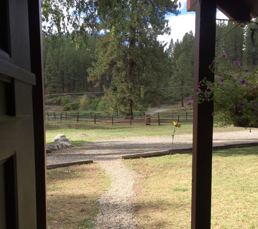 Aspen view open door