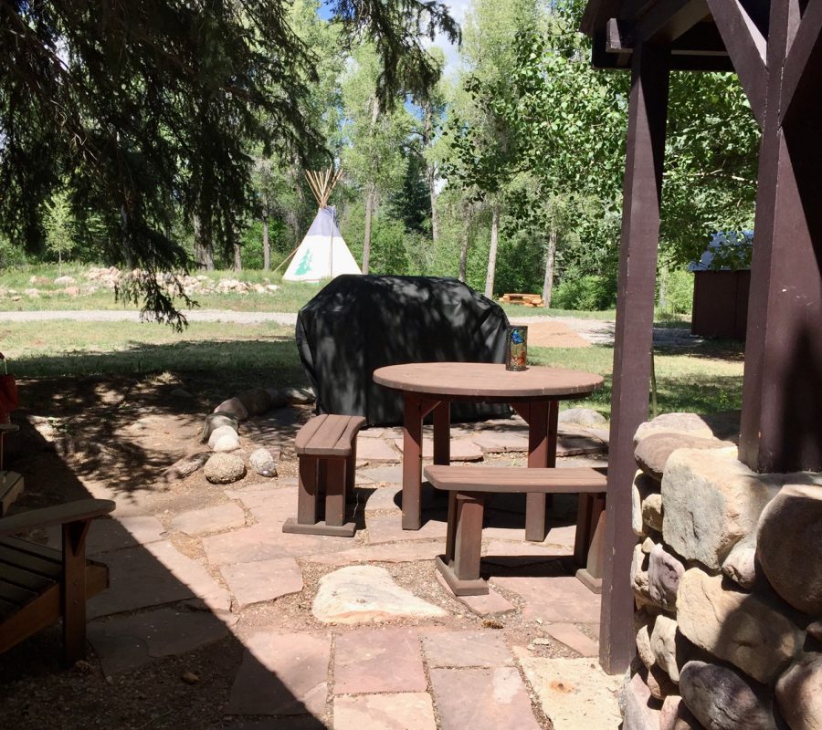 Birdsnest patio teepee 1