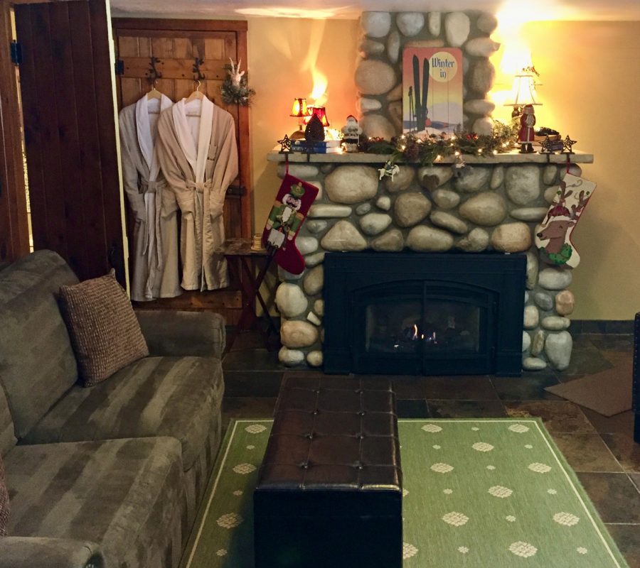 Columbine fireplace