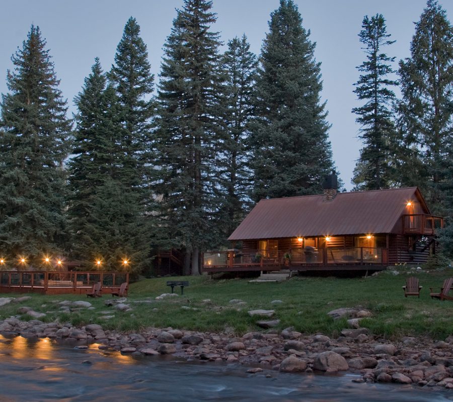 Columbine nightview hottub