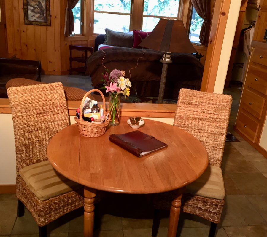 Creekside dining
